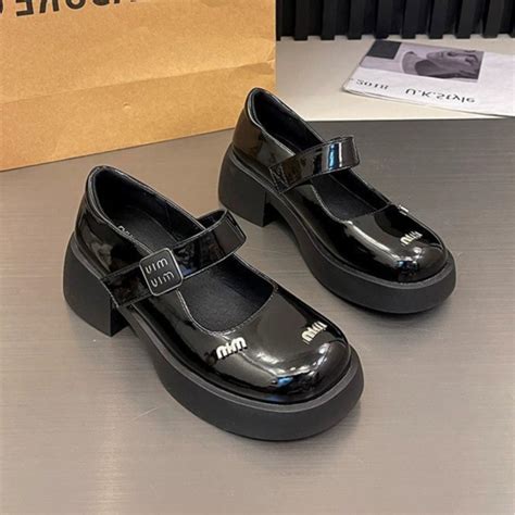 รองเท า miu miu glitter shoes